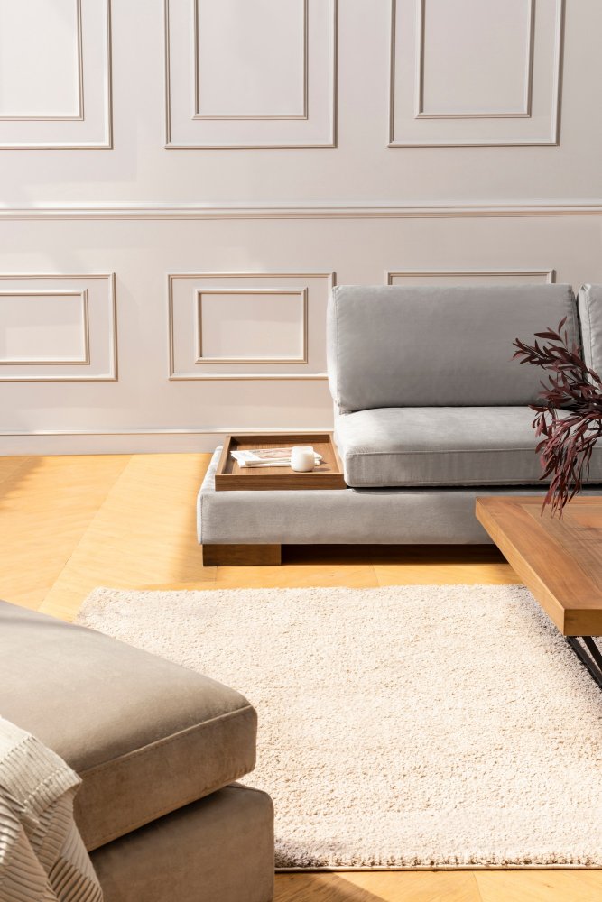 Rohová sedací souprava Tulip Corner Right Without Pouf - Light Grey (obrázek 6)
