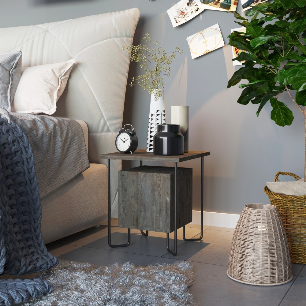 Nočný stolík Acres Nightstand - Dark Coffee