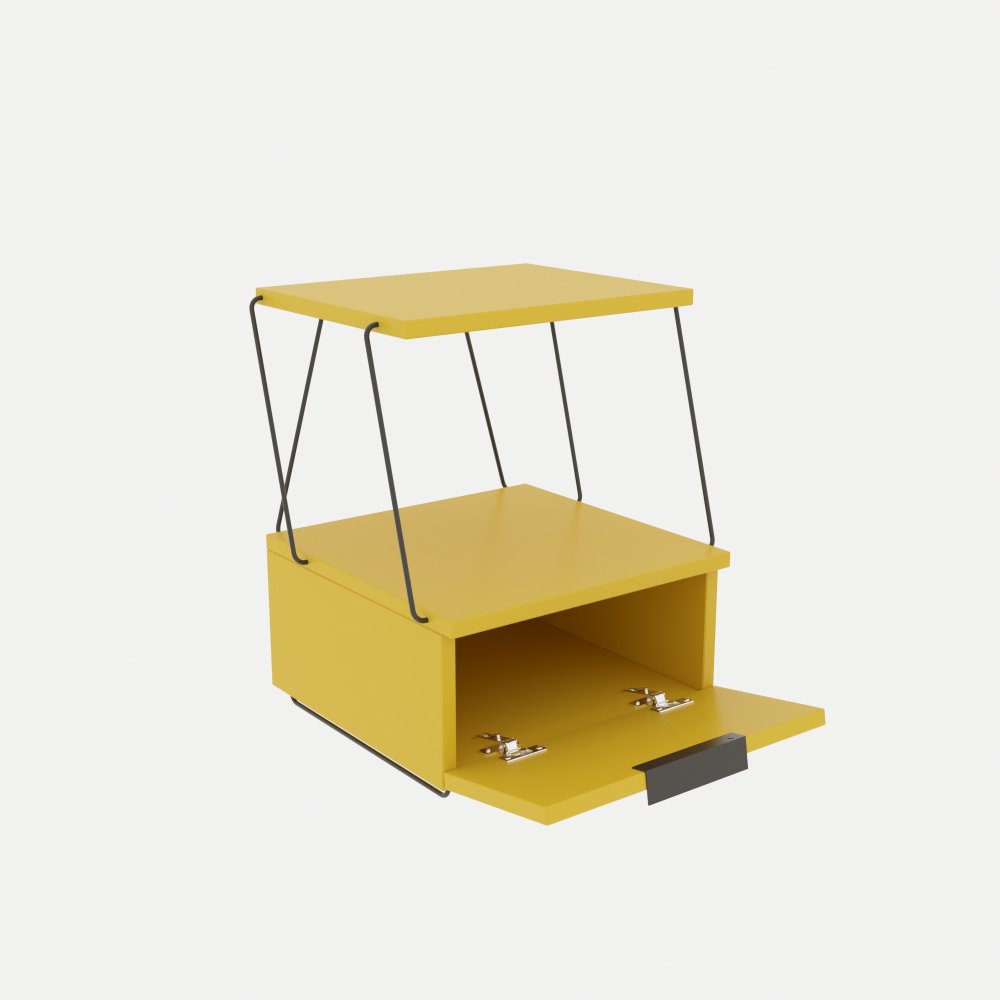Noční stolek Tekoba - Yellow (obrázek 3)