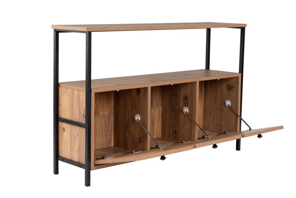 Konzolový stolík Solace - Atlantic Pine, Black