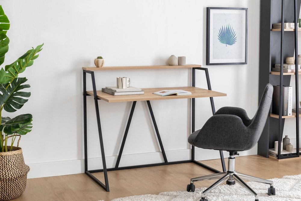 Písací stôl Lissa Rafli - Black