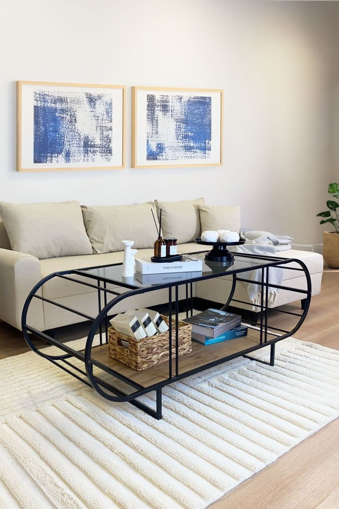 Konferenčný stolík Windy - Atlantic Pine, Fume