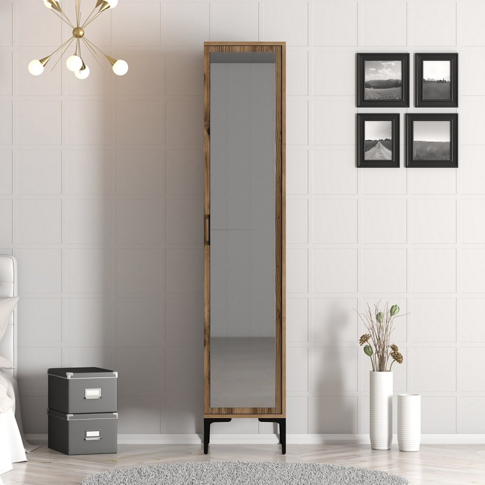 Šatní skříň Kumsal R - Walnut (obrázek 8)