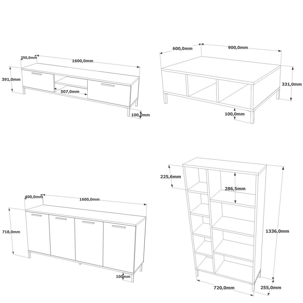 Living Room Furniture Set Rl6-Aa (obrázek 3)