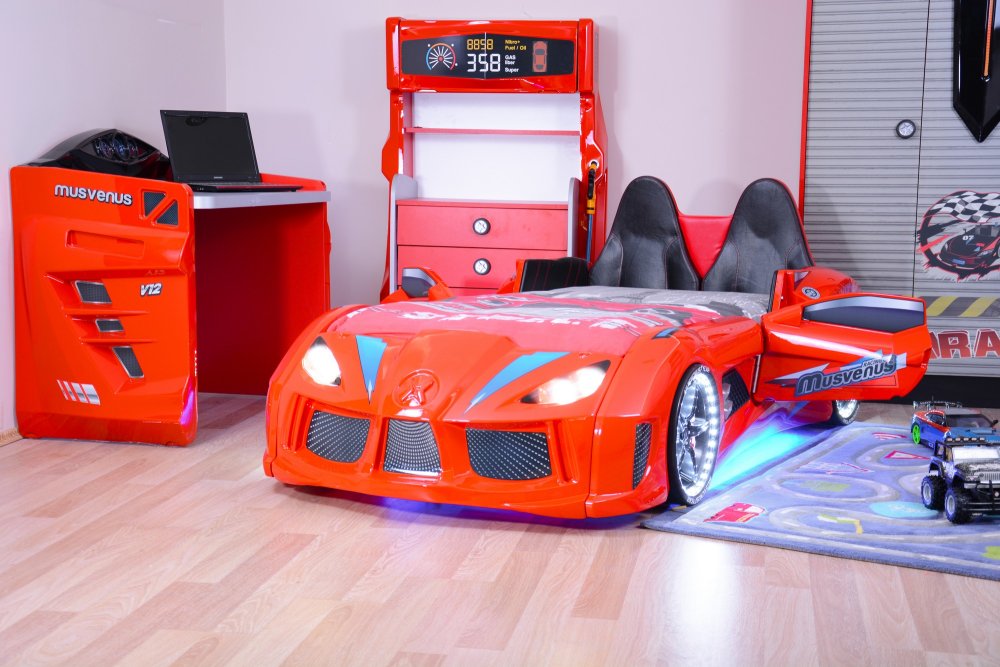 Car Bed Mnv3 - Red (obrázek 15)