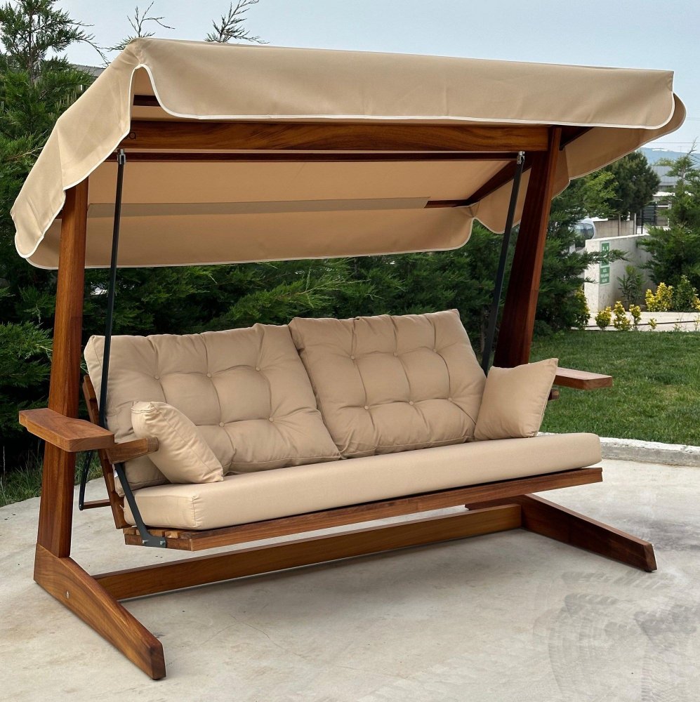 Garden Triple Swing Chair Sia 2400 - Camel