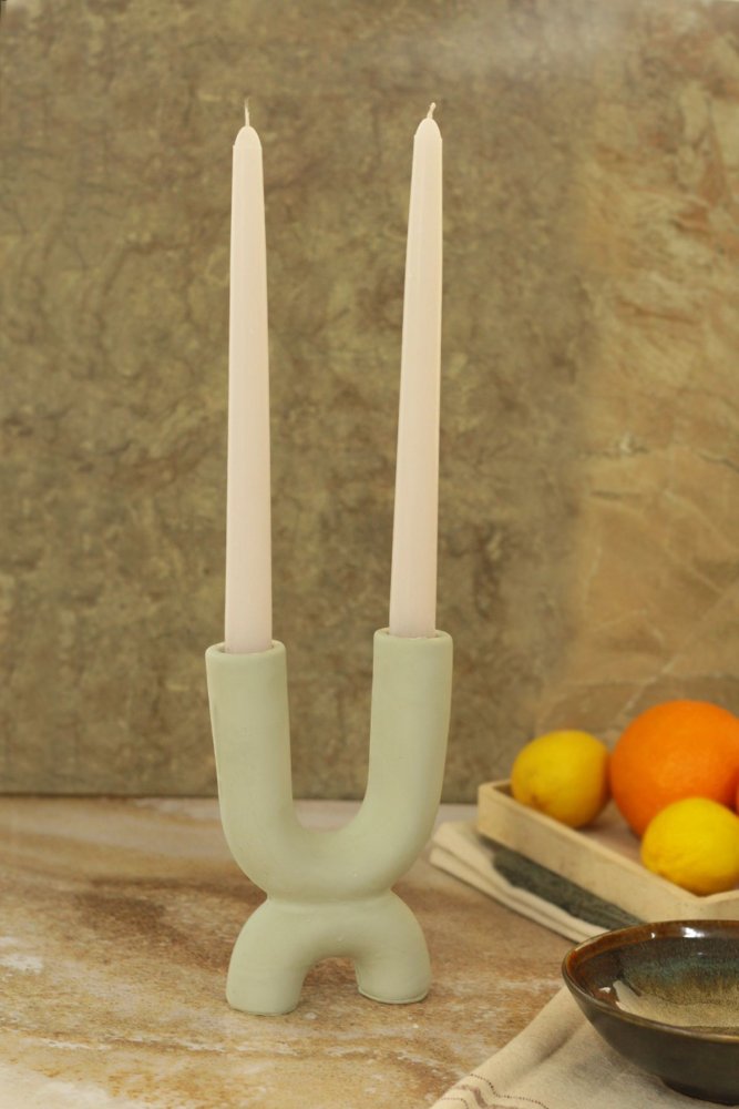 Súprava svietnikov (3 kusy) Two Arms - Khaki