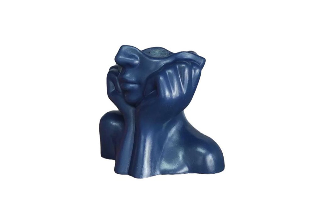 Vase Iskandinav Layd - Indigo Blue