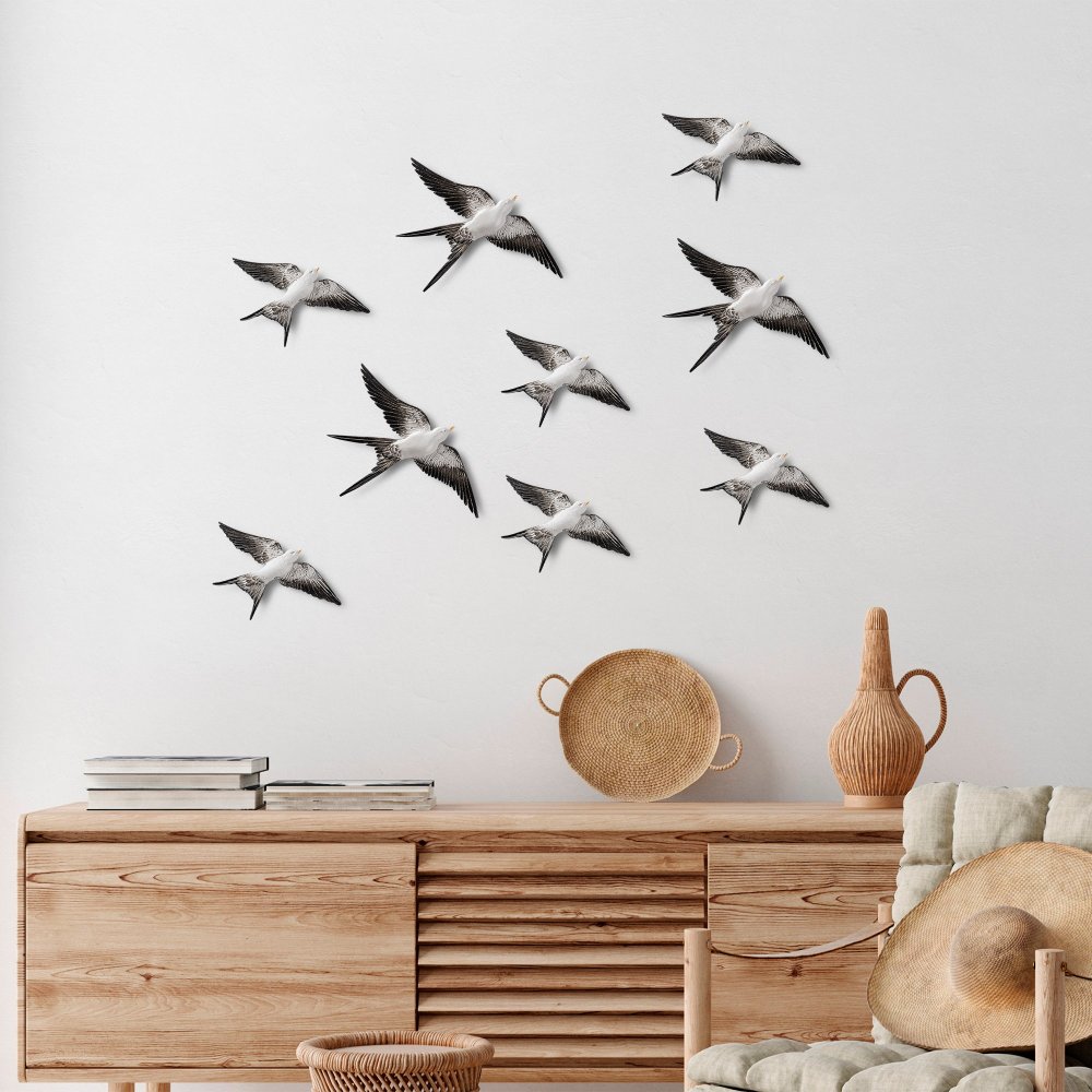 Dekorativní doplněk na zeď Flying Swallow - 2 (obrázek 5)