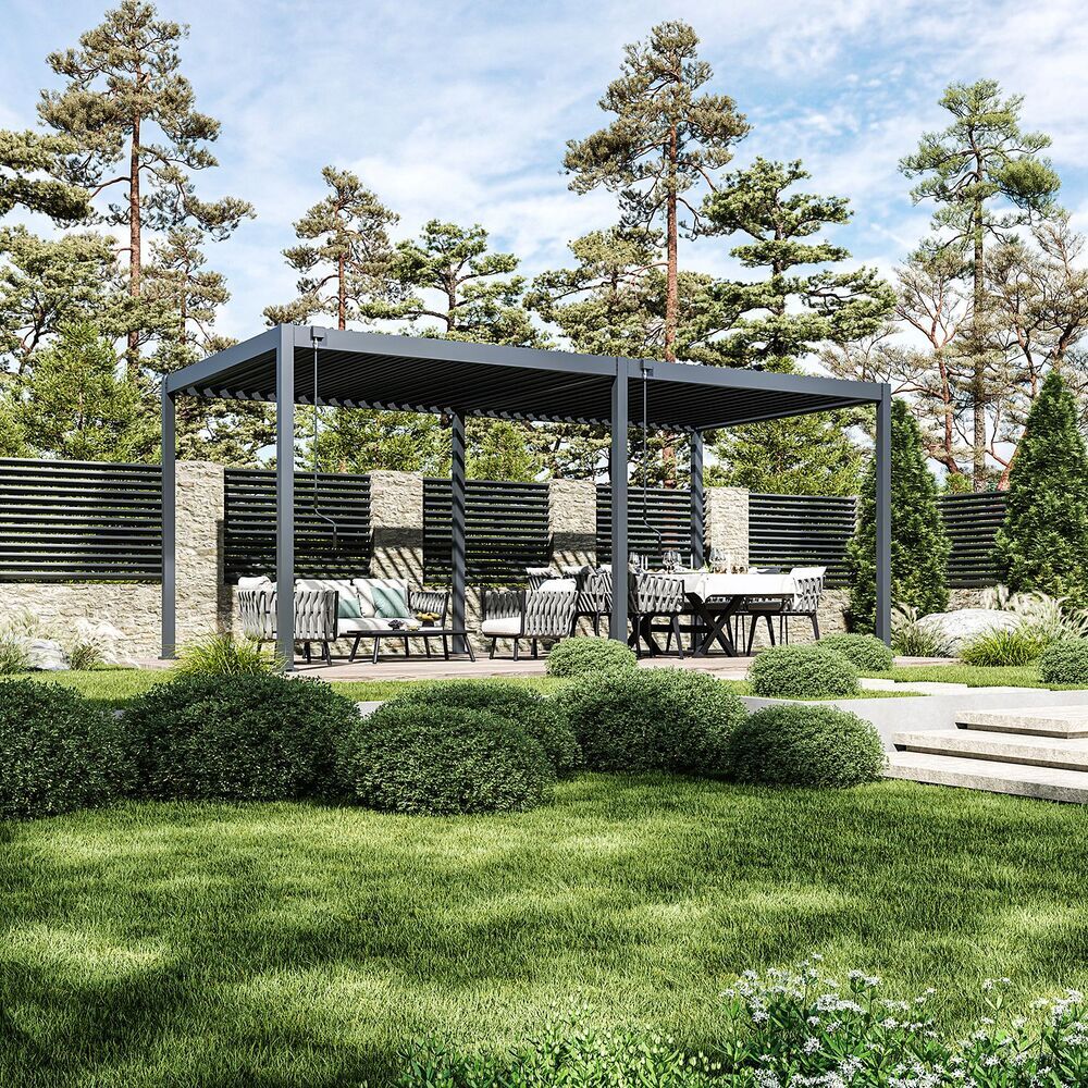 Bioklimatická pergola ECO 6x3 m Rojaplast