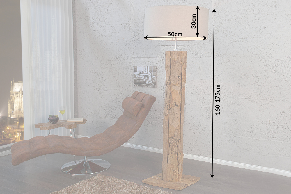 Základna pro stojací lampu BAKU Dekorhome Obrázek