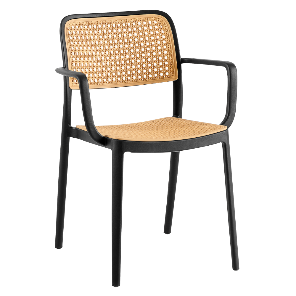 Stohovatelná židle RAVID TYP 2 Černá,Stohovatelná židle RAVID TYP 2 Černá