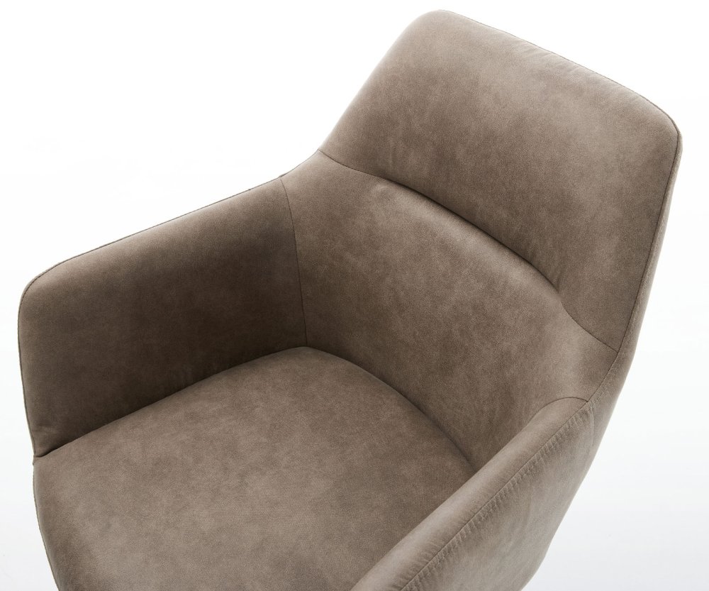 Jídelní židle Pejo-Flex taupe vintage konzolová podnož plochá Obrázek