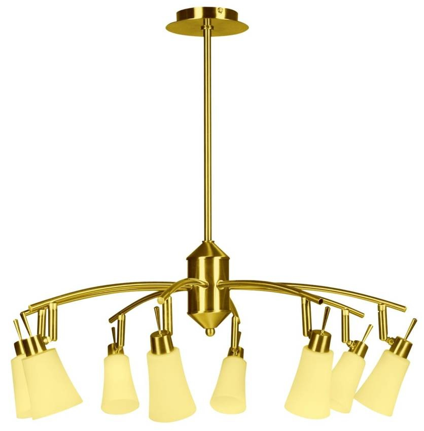 Stropná závesná lampa patina 8xG9 Kroton