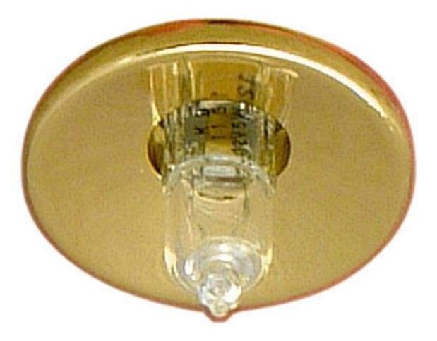Okrúhle stropné svietidlo 12V mosadz PO-01