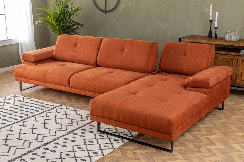 Rohová sedací souprava Mustang Small Right - Orange (obrázek 12)