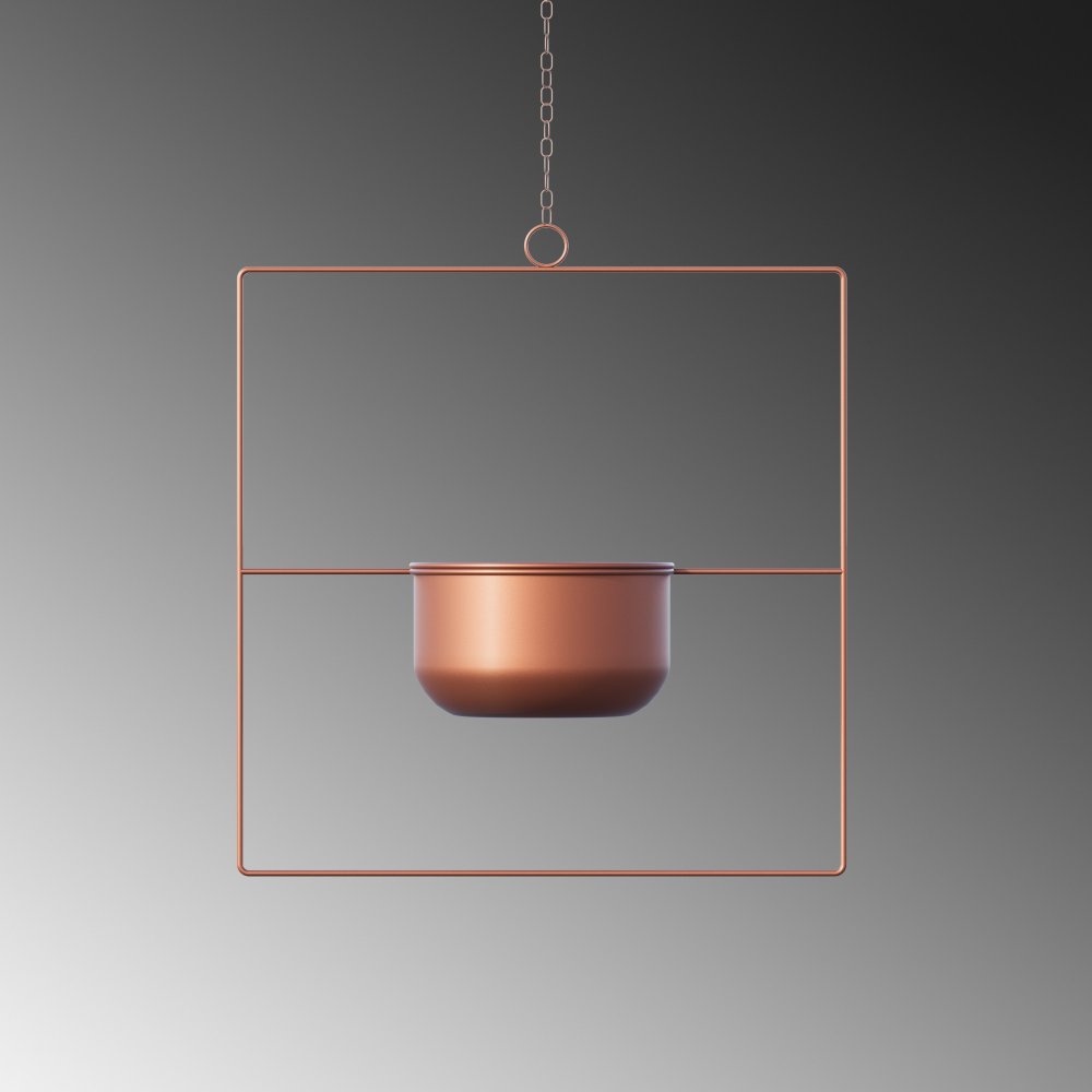 Dekorativní květináč Pandantif - Copper (obrázek 4)