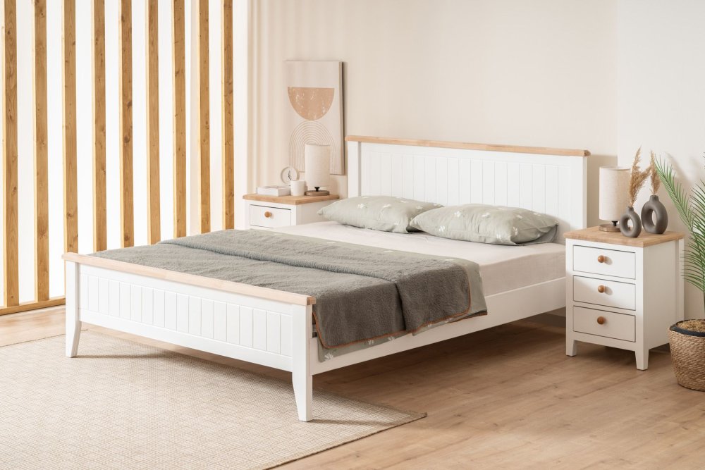 Rám manželskej postele Uren Modern Country - 120 x 200