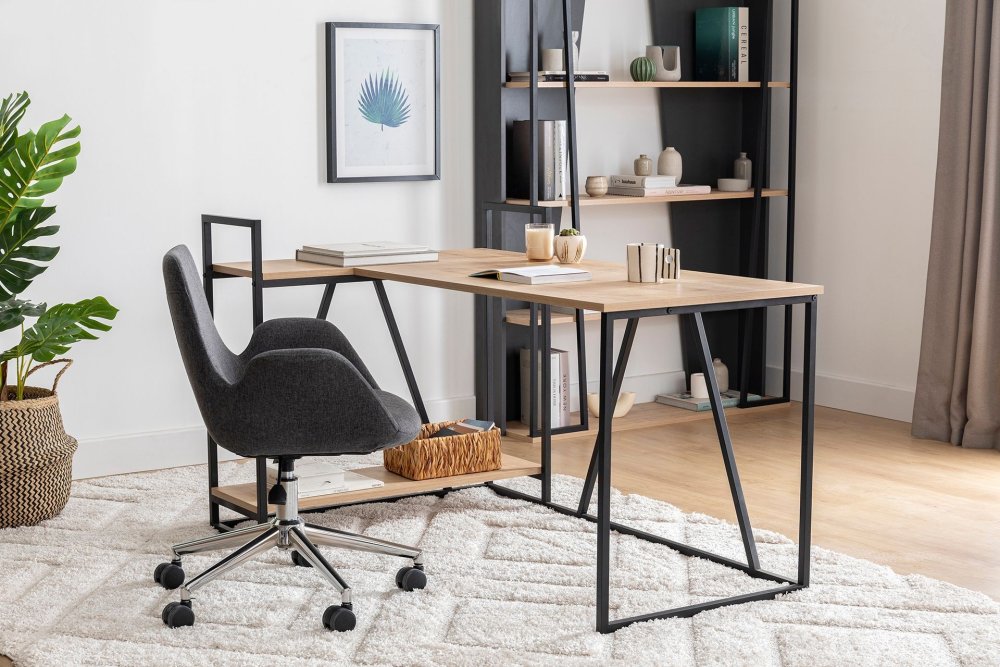 Písací stôl Lissa Kose - Black