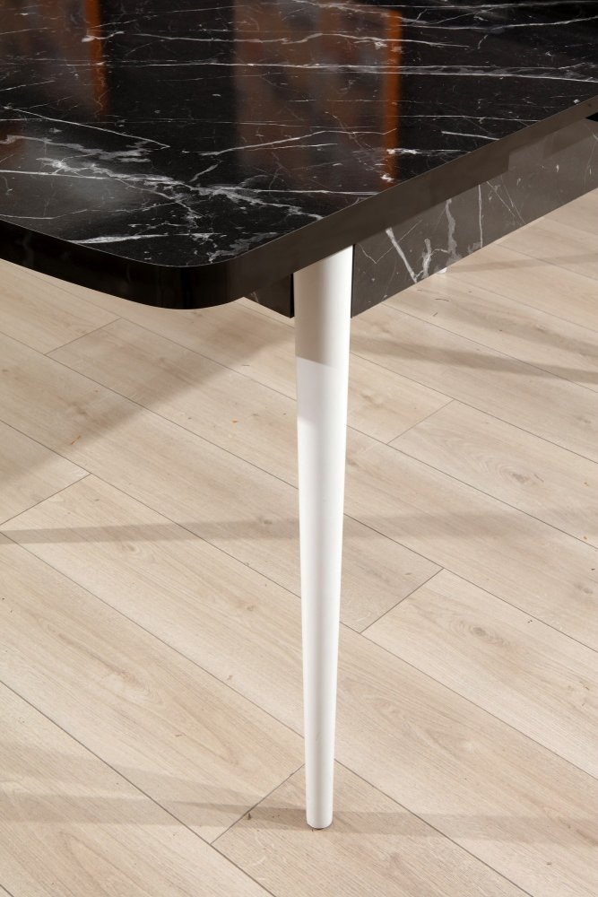 Extendable Dining Table Bendir - White (obrázek 3)