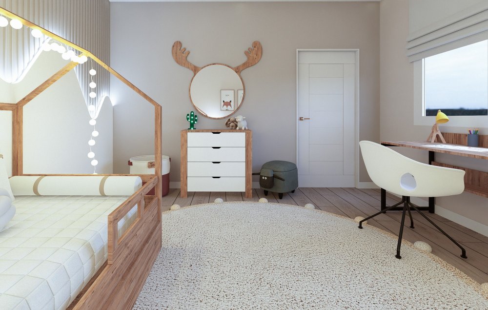 Komoda Nisan 1600-026 - White, Walnut (obrázek 4)