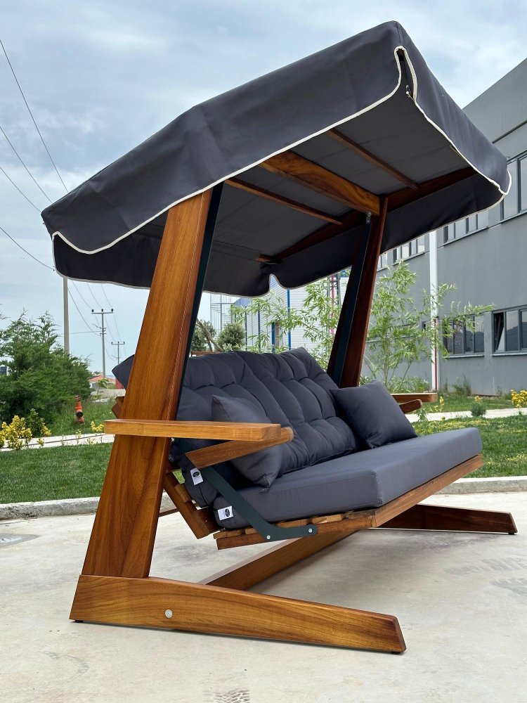 Garden Triple Swing Chair Sia 2400 - Anthracite (obrázek 8)
