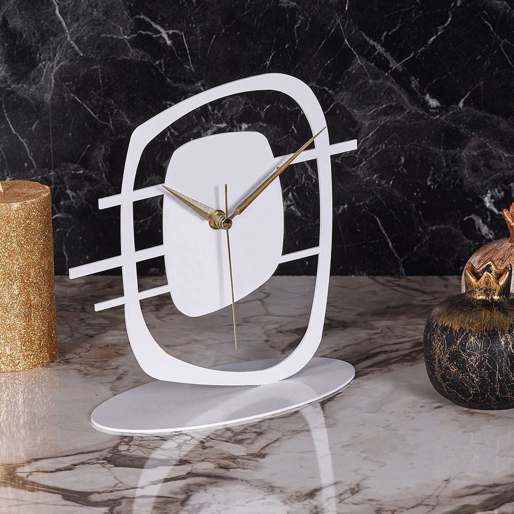 Dekoratívne hodiny Macerie - White