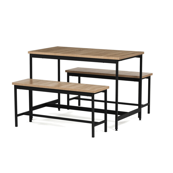 Jedálenský set s 2 lavicami AUT-G1175