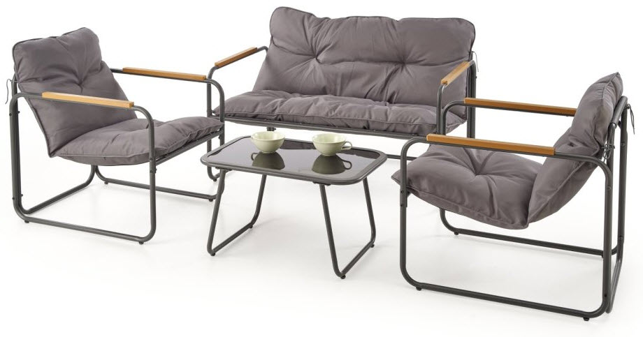 Záhradná sedacia súprava HUDSON Halmar