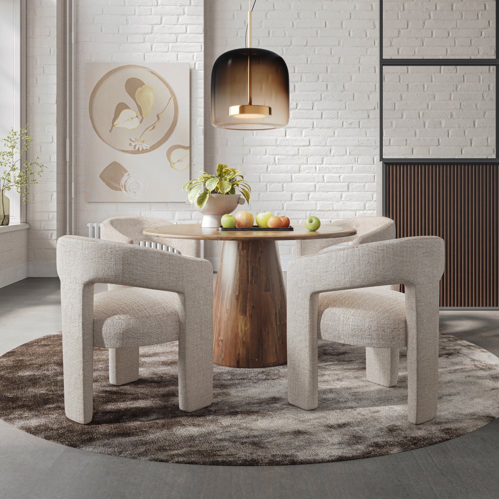 Súprava – Avola AV2271-50 Stôl 127 cm + 4 stoličky Leith LET71N