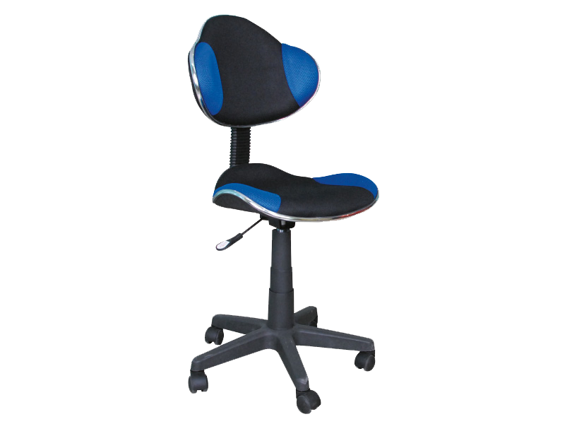 E-shop Študentská kancelárska stolička Q-G2 Signal Modrá / čierna