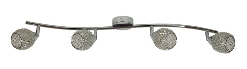 NÁSTENNÁ LAMPA S PRIEHĽADNÝM PÁSKOM G9 TRANSPARENTNÁ