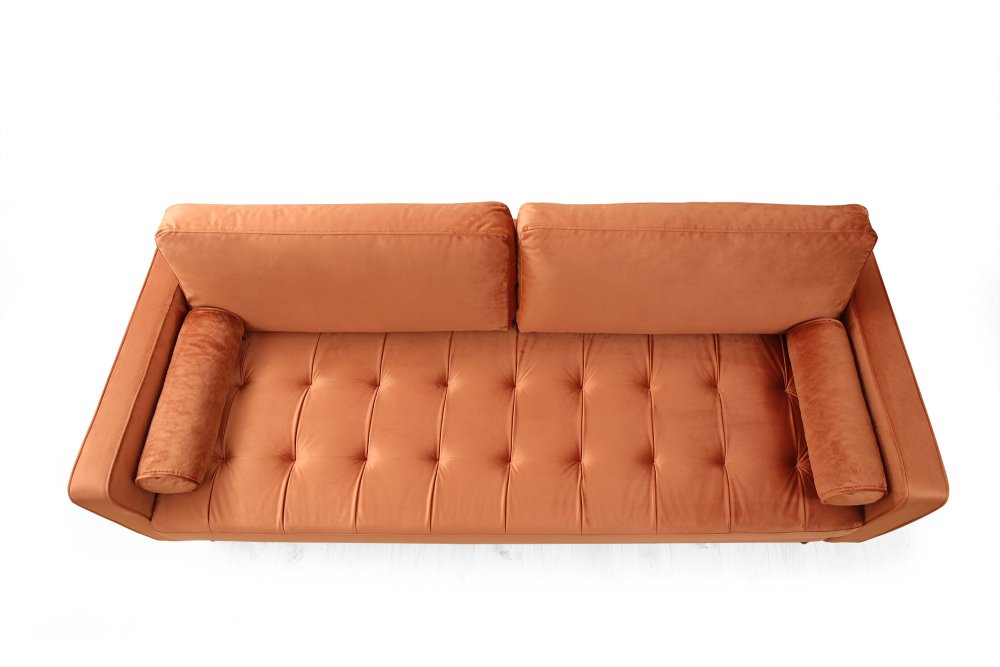 Trojmístná pohovka Rome - Orange (obrázek 4)