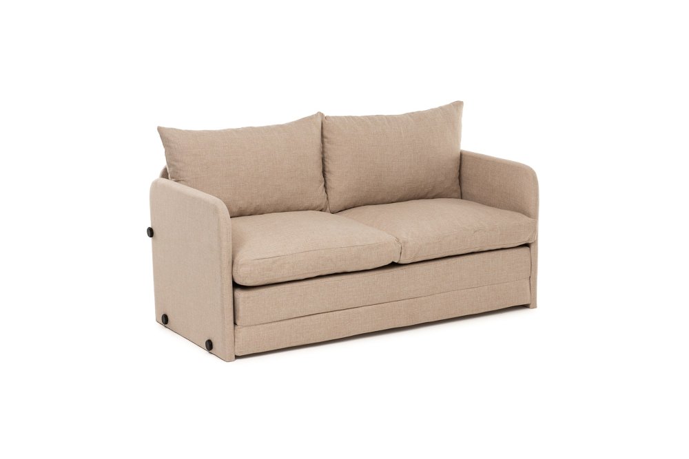 Dvoumístná rozkládací pohovka Saga XL 2-Seater - Beige (obrázek 7)