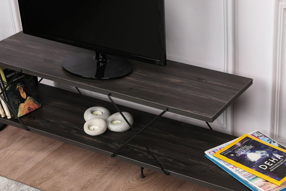 TV stolík Street - Dark Brown