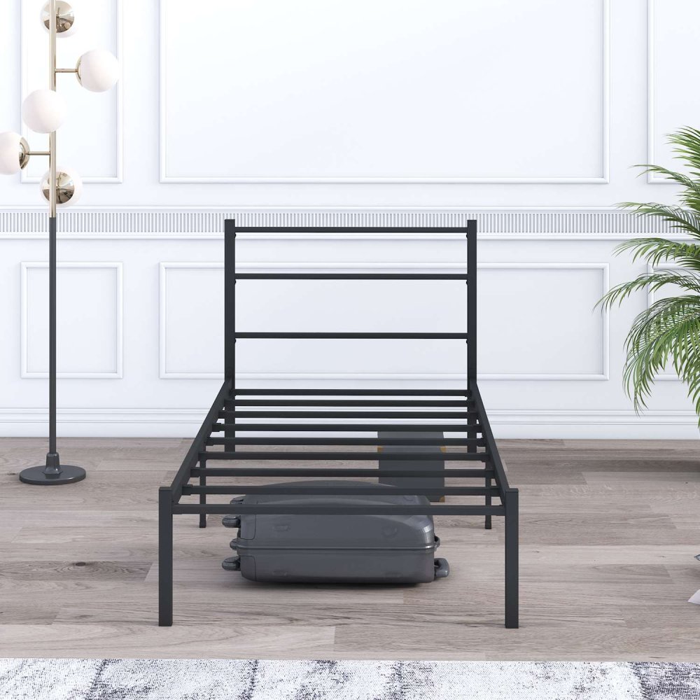 Rám jednolůžkové postele Basic - Black 90x200 (obrázek 6)
