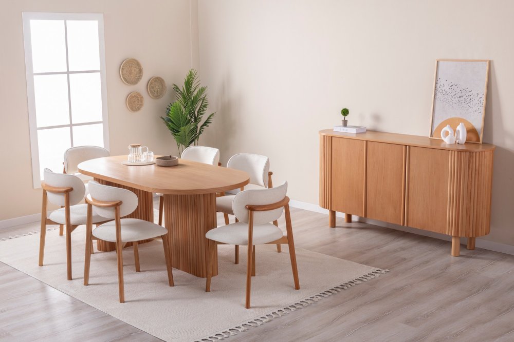 Konzolový stolík Lugias - Beech