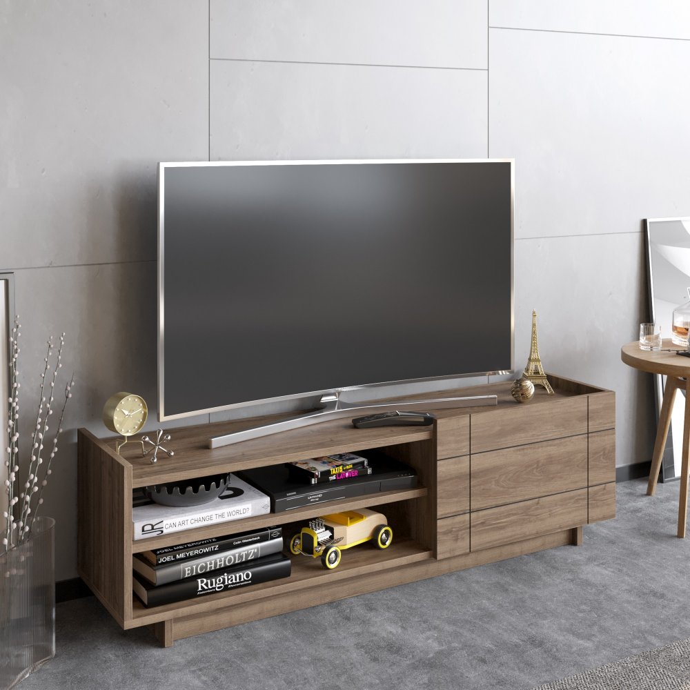 TV stolík Valantina - Walnut