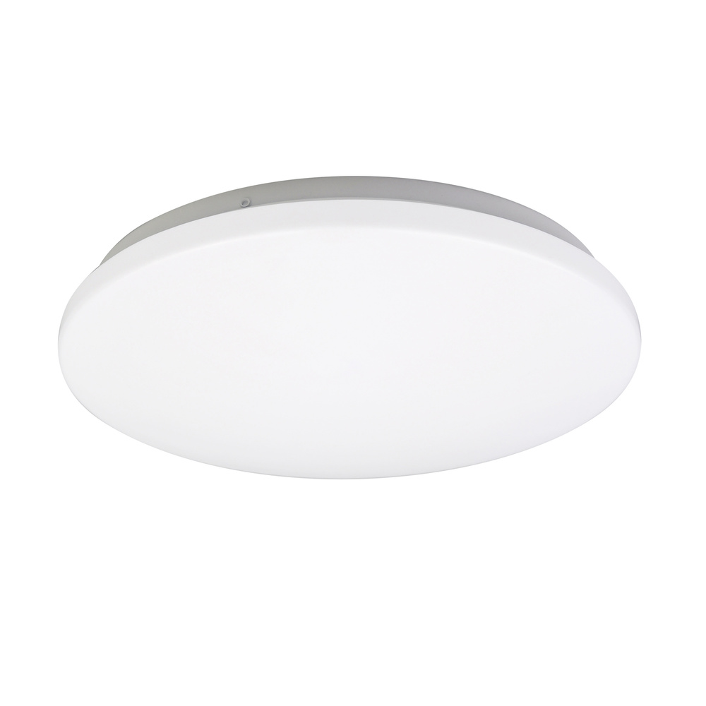 Levně Linda lampa sufitowa plafon 25cm 18W LED 4000K klosz biały