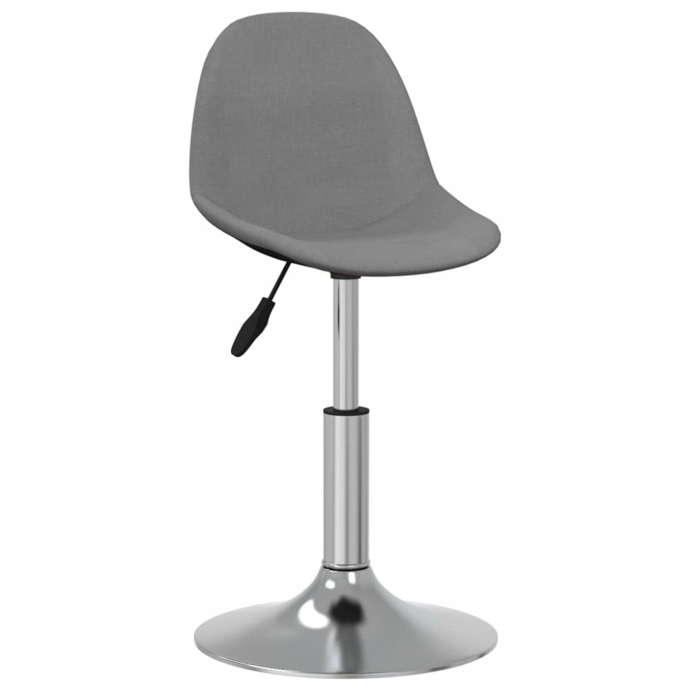E-shop Barová židle látka / kov  Světle šedá,Barová židle látka / kov  Světle šedá