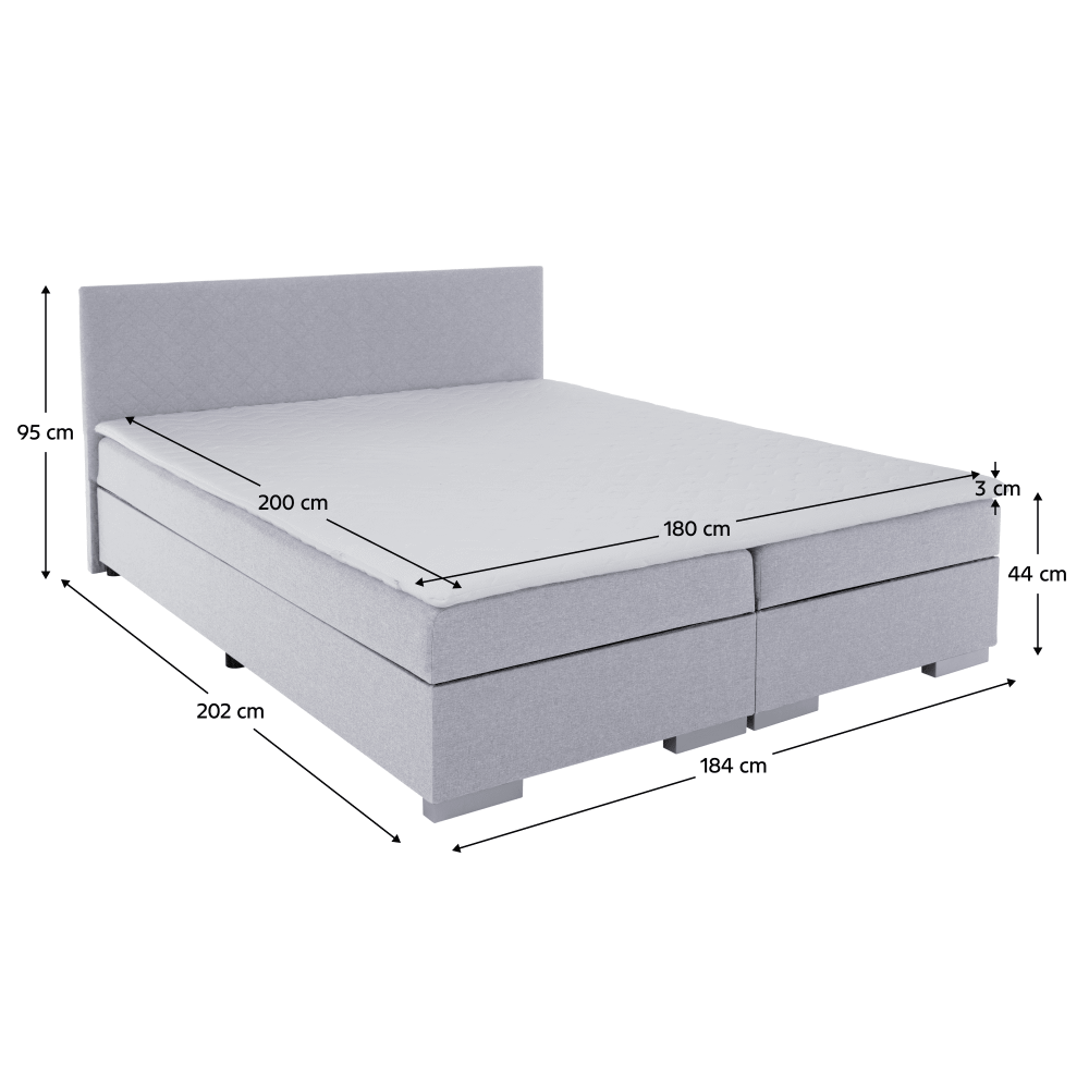 Boxspringová postel ADRIANA 1 180 cm