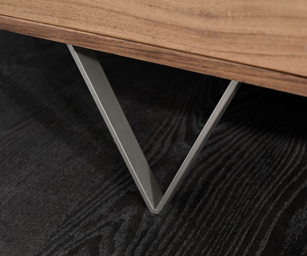 Designový příborník Stonegrace 175 cm přírodní akácie břidlice Obrázek