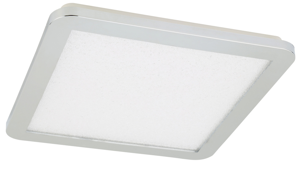 Minimalistické stropné svietidlo do kúpeľne NEXIT – strieborný chróm 40 cm – LED 3000K 24W IP44 stmievateľné stropné svietidlo