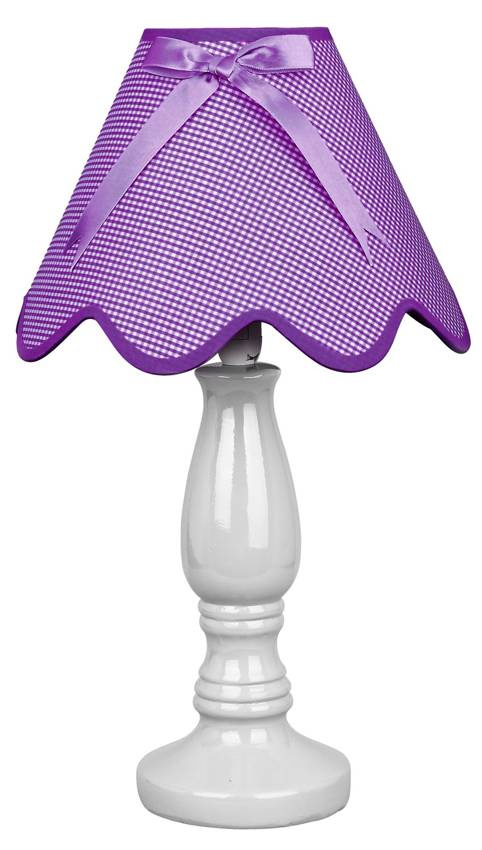 Stolová lampa Lola E14 fialová