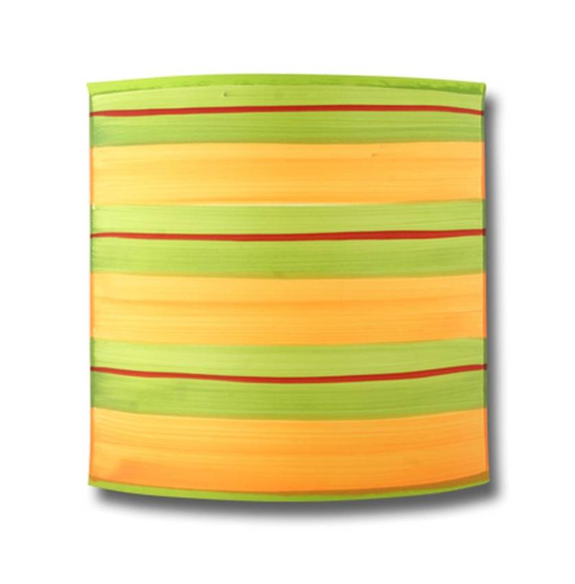 Nástenná lampa 1X40W E14 zelená oranžová MAJA