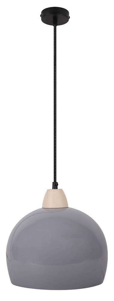 Závěsná lampa šedá 1xE27 50cm Monroe