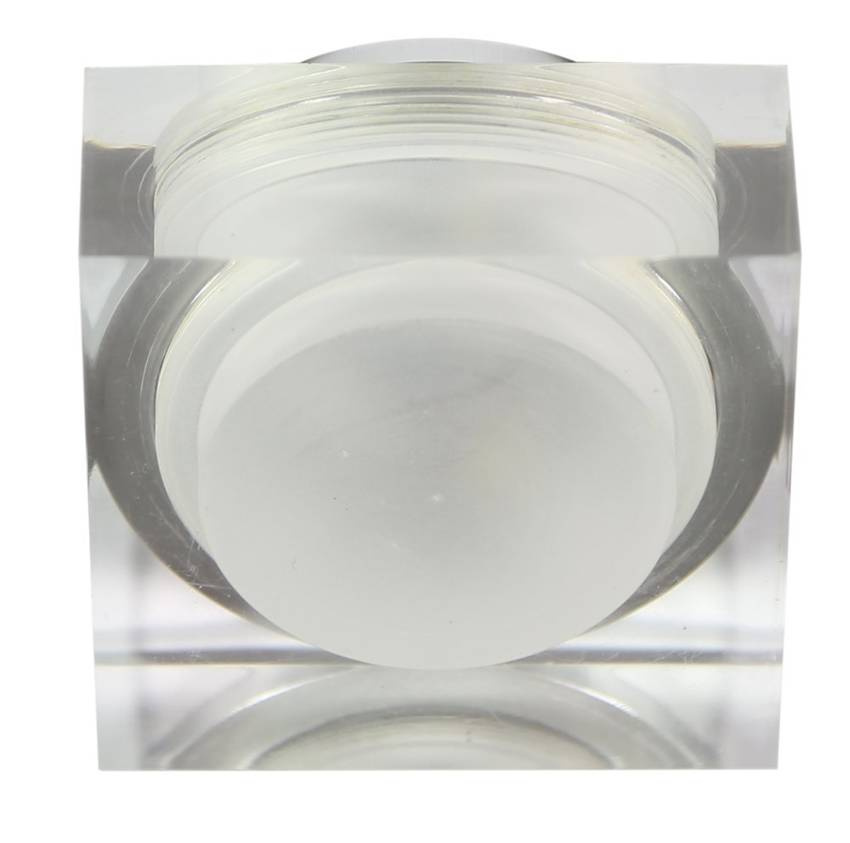 Štvorcové sklenené stropné LED svietidlo 3W SAK-02