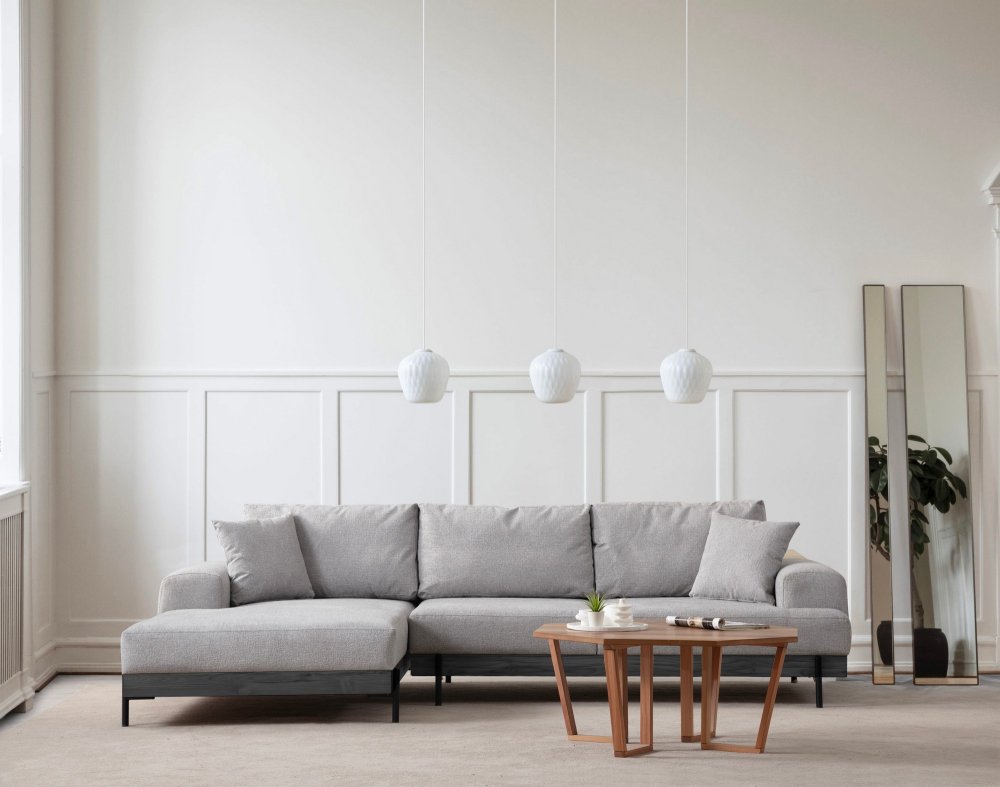 Rohová sedací souprava Eti Black Left - Grey (obrázek 9)