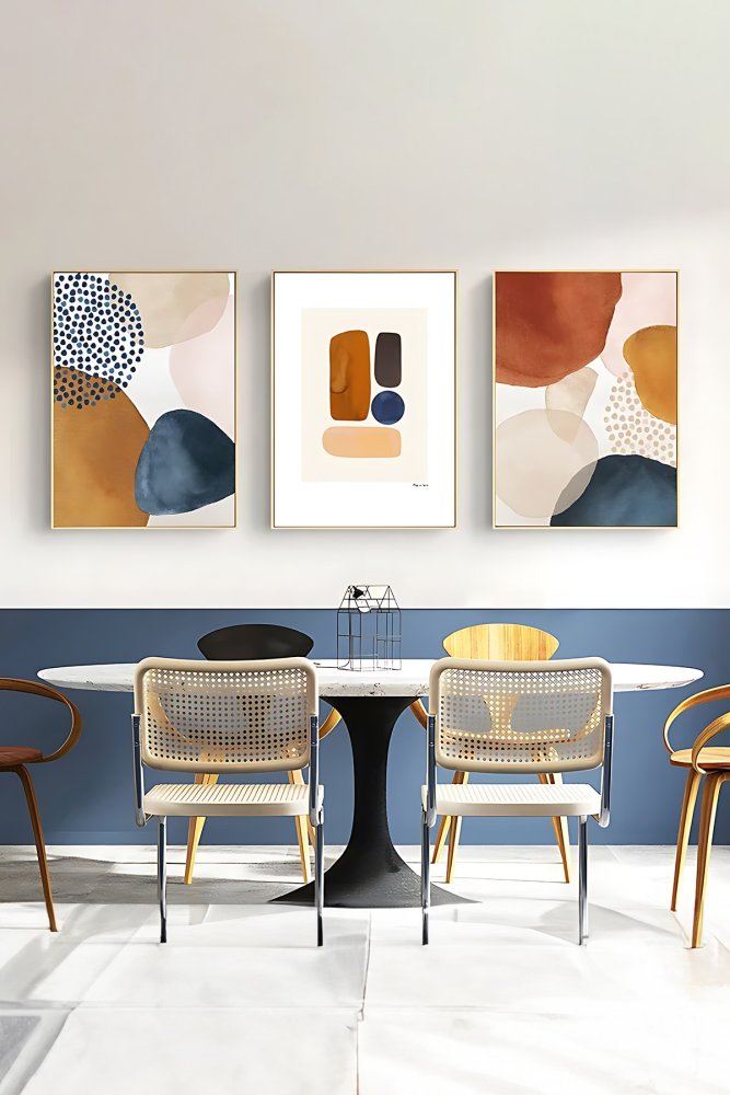 Dekoratívny rámovaný obraz (3 kusy) Artsycllct2