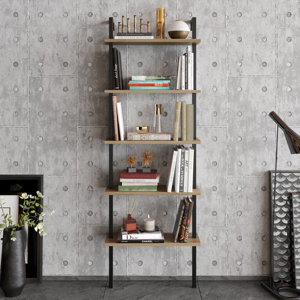 Knihovna Piante - Walnut, Black (obrázek 5)